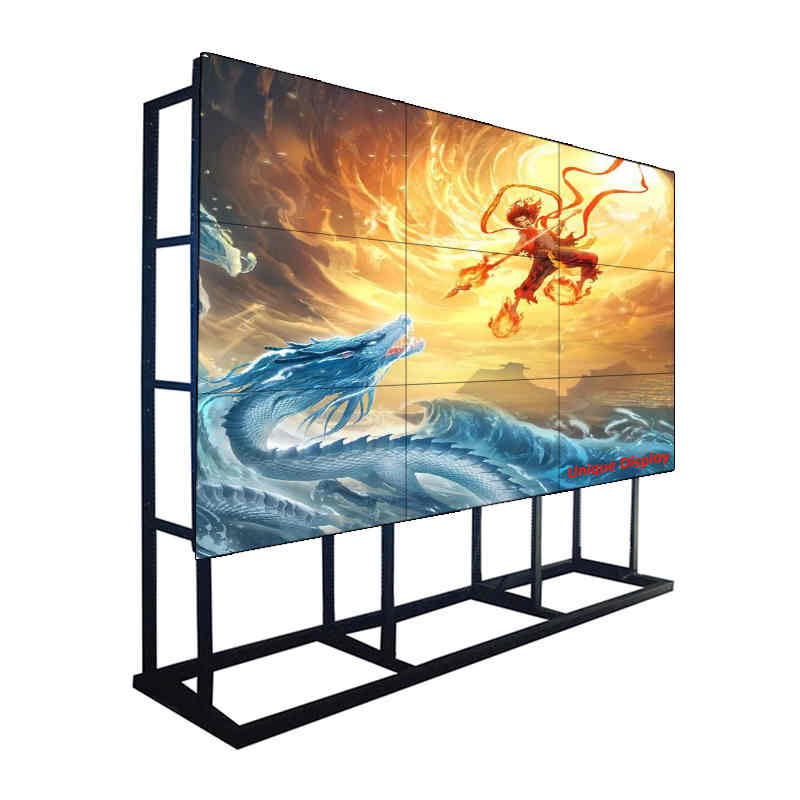 55 tuuma 0.8mm bezel 700 NIT LC LCD Video Walls System Monitor Display for Command Center, Shopping Malli, Chain Store controller room